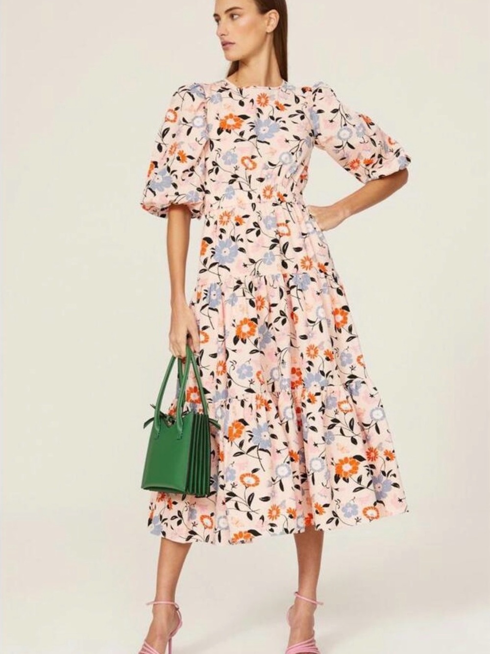 Kate Spade New York Garden Seersucker Dress Large